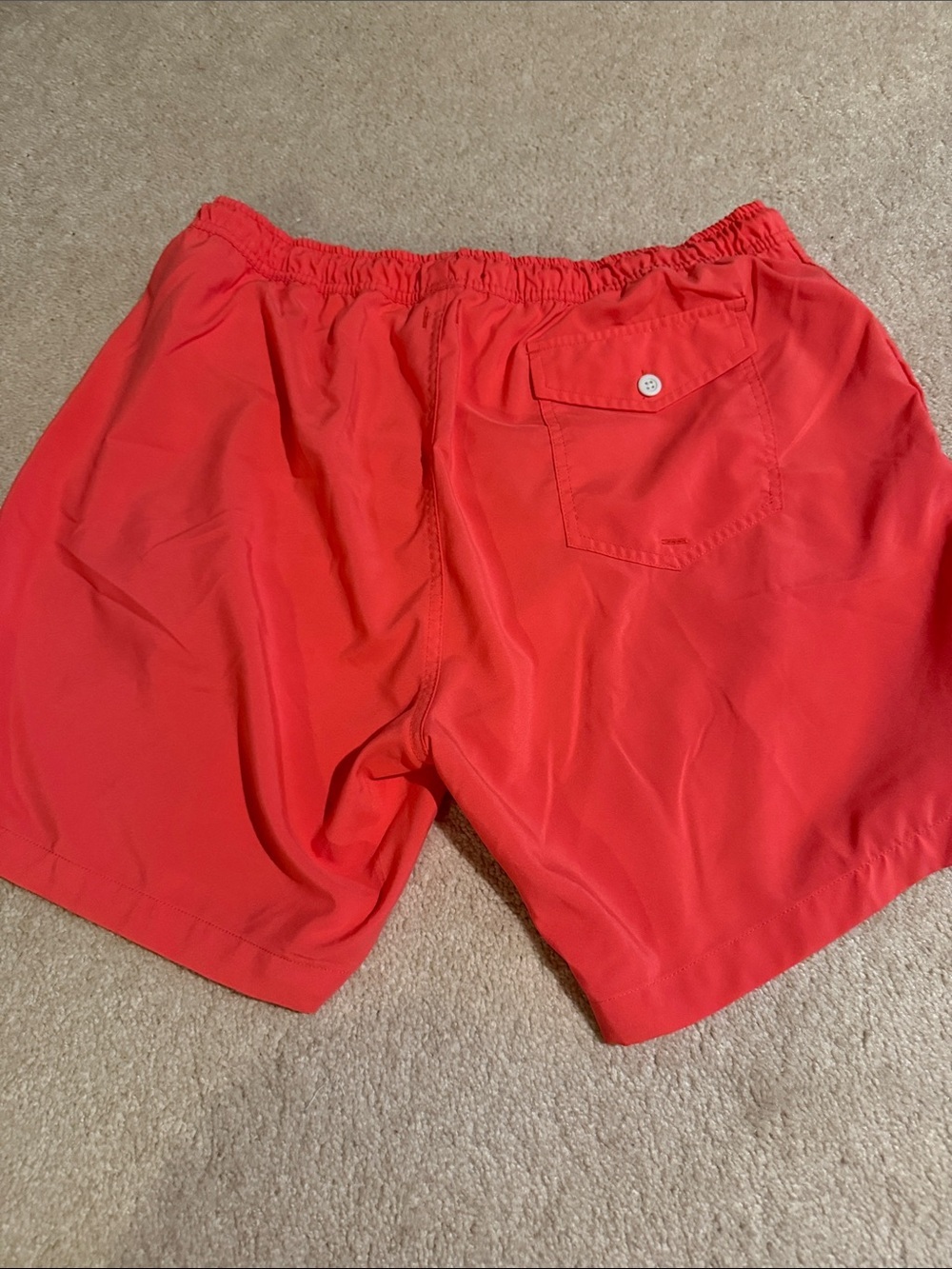 crown & ivy Coral Men's Swim Trunks with Drawstring - Picture 7 of 9